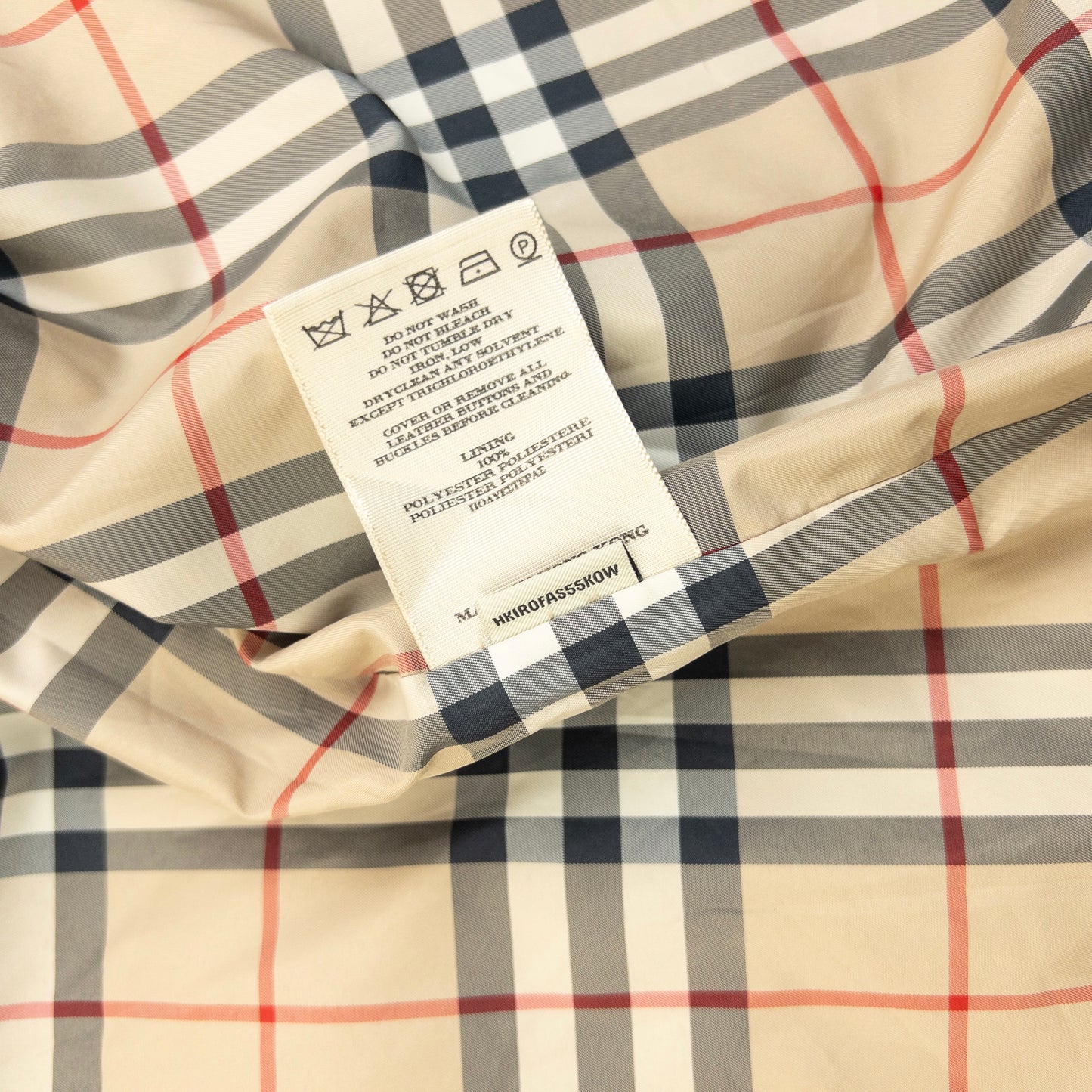 Vintage 2000s Burberry Nova Check Lined Jacket Size XL