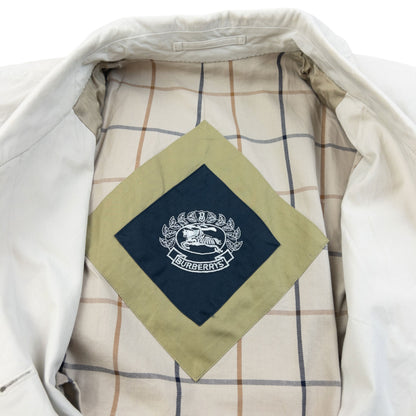 Vintage 90s Burberry Button Up Trench Jacket Womens Size XL