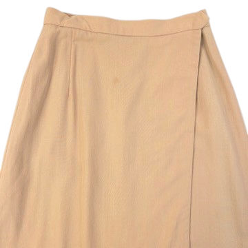 Vintage 90s Yohji Yamamoto I Wish Wrap Skirt in beige, photo 4