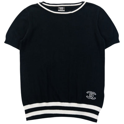 Vintage 2000s Chanel Uniform Wool Top Womens Size S