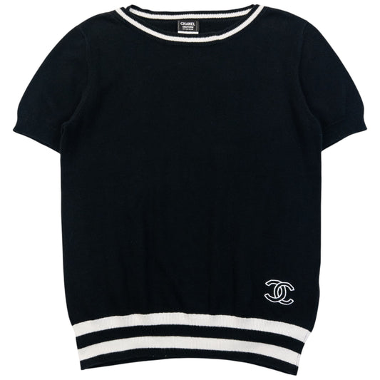 Vintage 2000s Chanel Uniform Wool Top Womens Size S