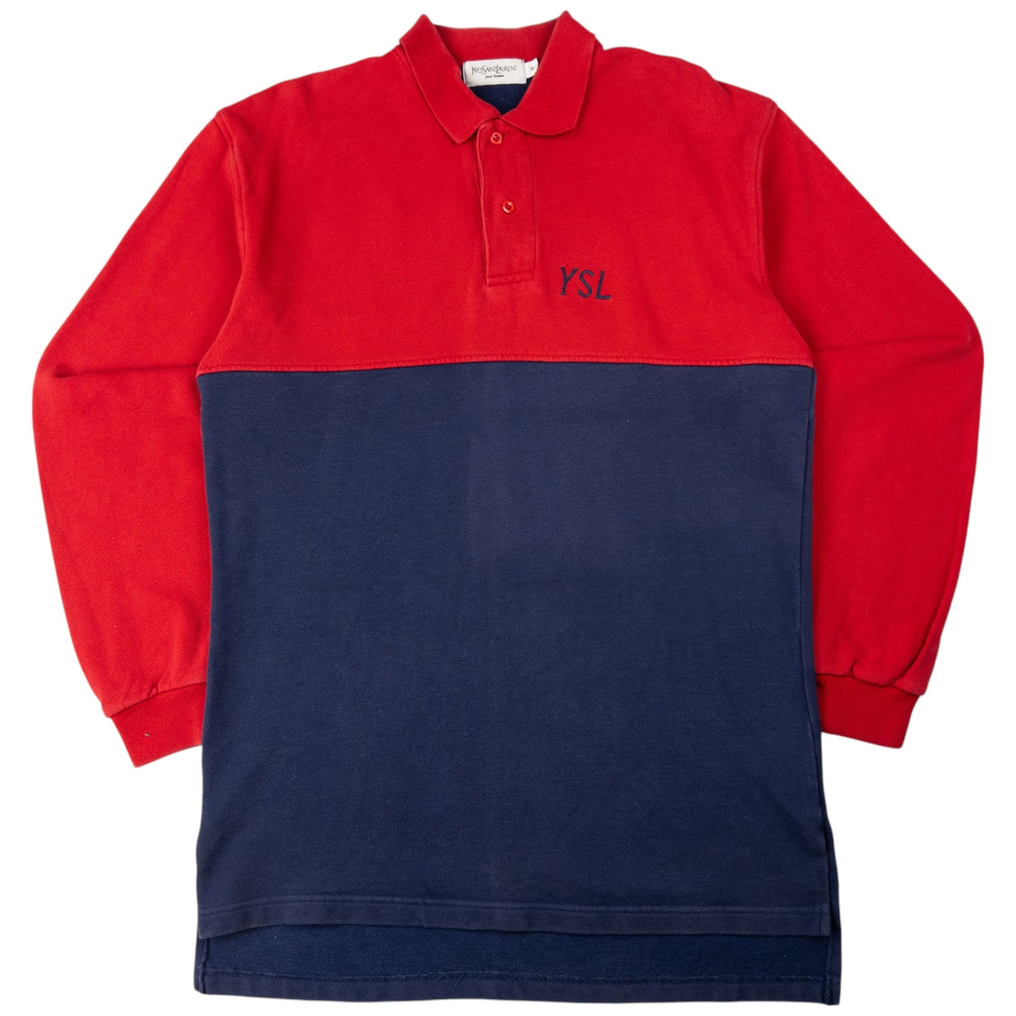 Vintage YSL Yves Saint Laurent Rugby Shirt Size M