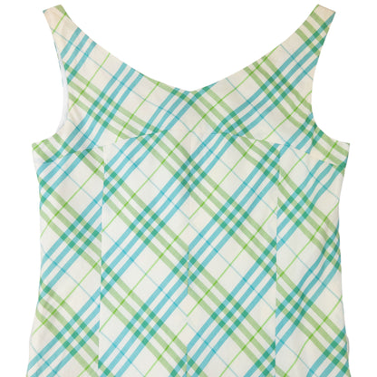 Vintage 2000s Burberry Blue Label Nova Check Dress Womens Size M