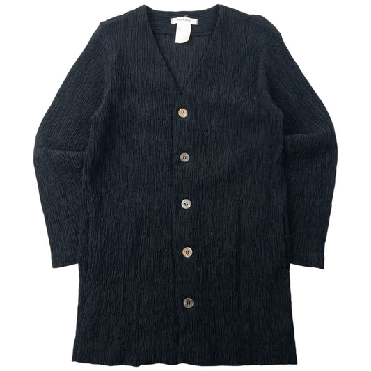 Vintage 90s Plantation By Issey Miyake Crinkle Cardigan Size M