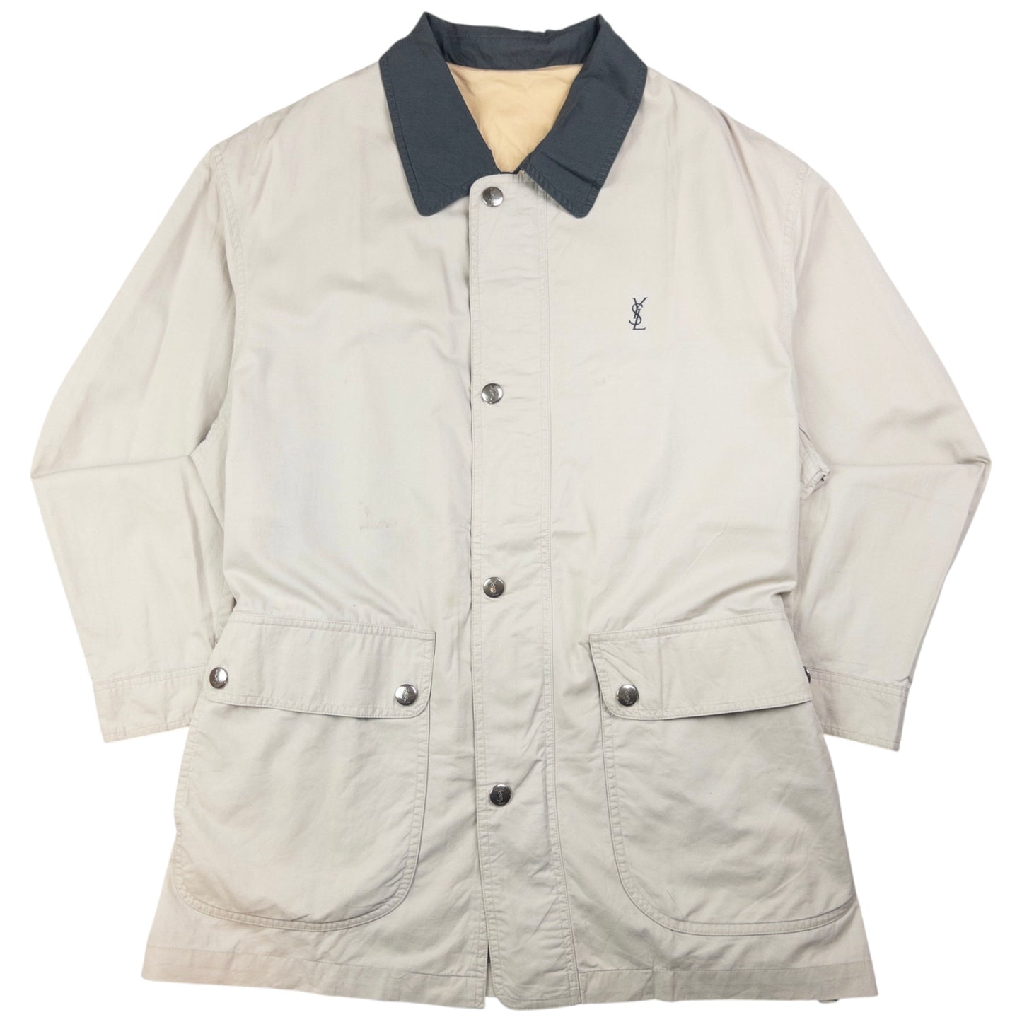 Vintage YSL Yves Saint Laurent Zip Up Jacket Size M