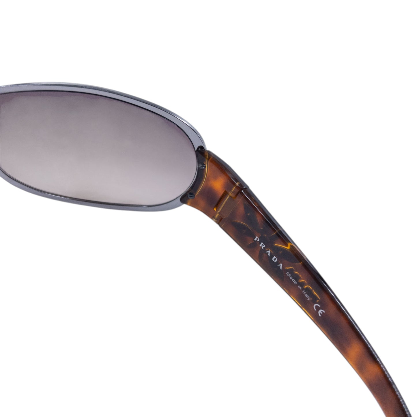 Vintage 2000s Prada Tortoise Shell Flower Sunglasses