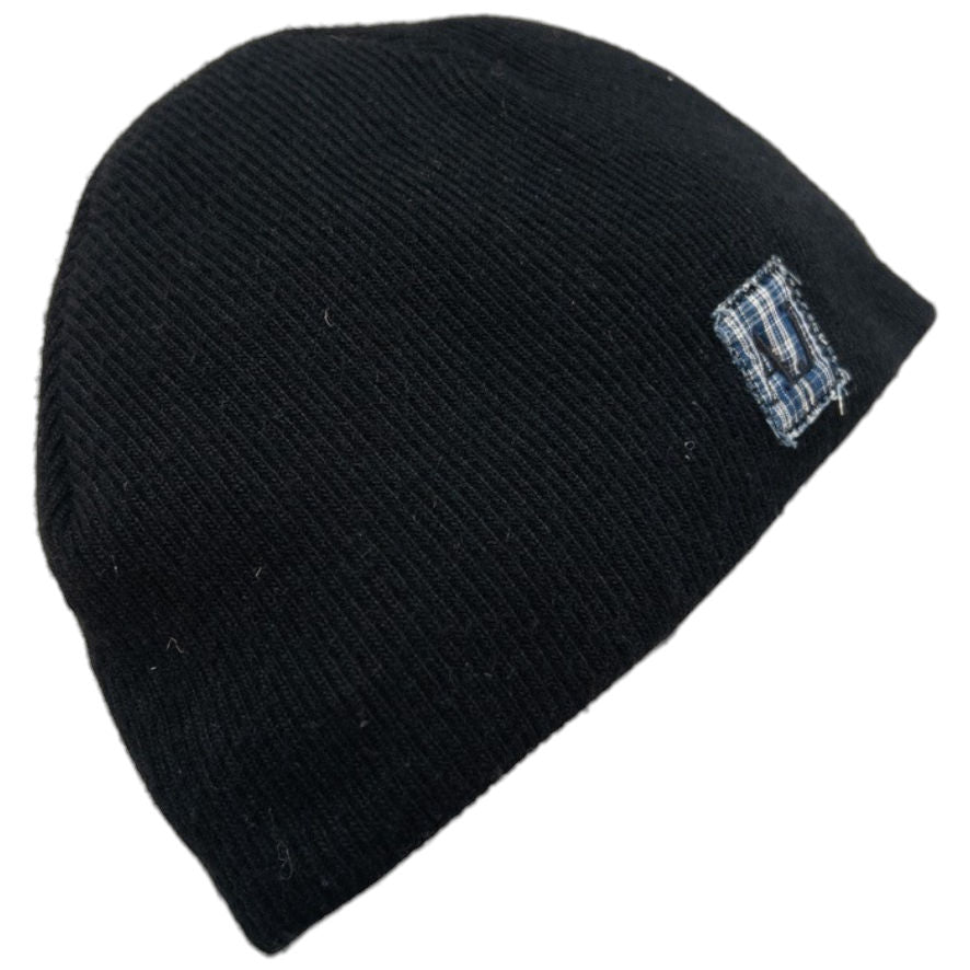 Vintage Armani Jeans Ribbed Beanie Hat