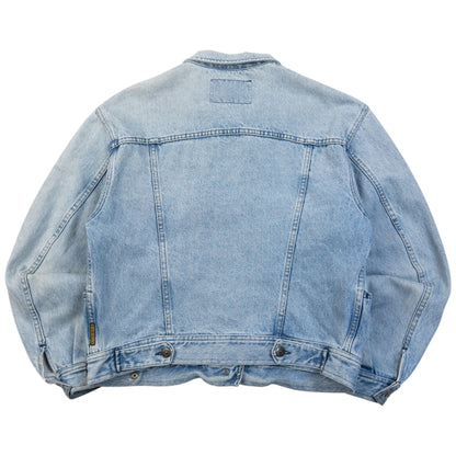 Vintage 90s Armani Jeans Button Up Denim Jacket Womens Size M