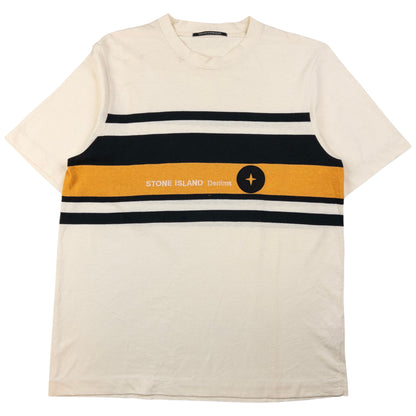 Vintage Stone Island Denims Striped T Shirt Size M