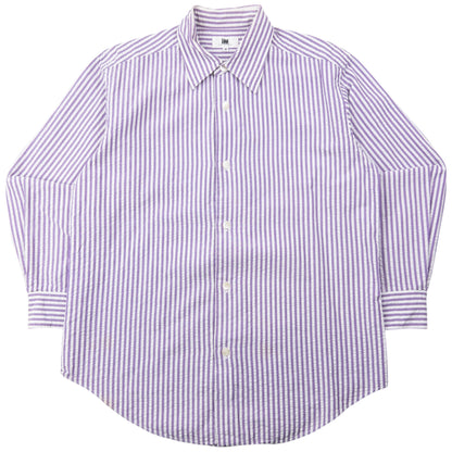 Vintage 90s Issey Miyake Striped Long Sleeve Button Up Shirt Size S