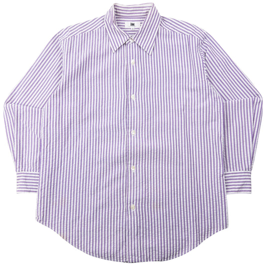 Vintage 90s Issey Miyake Striped Long Sleeve Button Up Shirt Size S