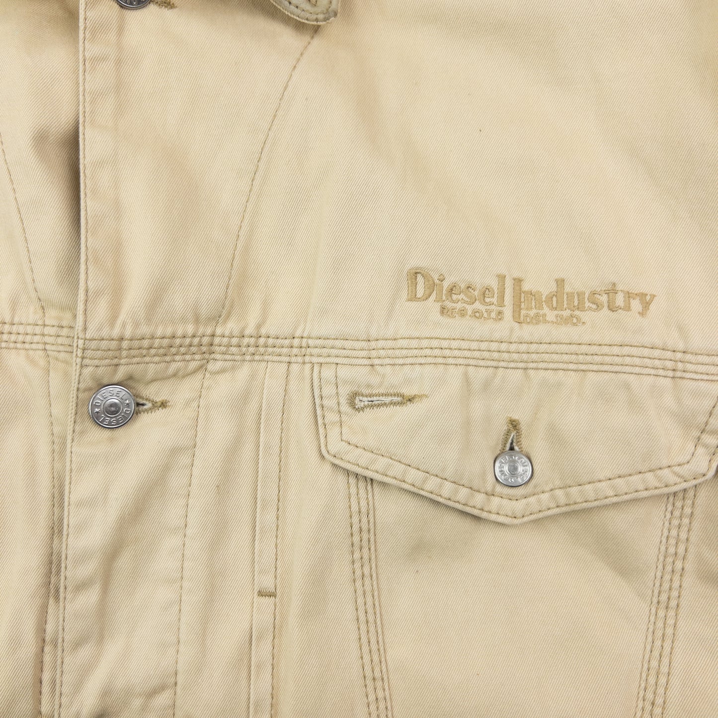 Vintage 2000s Diesel Industry Button Up Jacket Size XXL