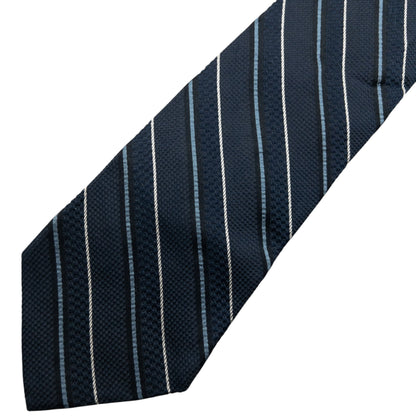 Vintage 90s Issey Miyake Striped Silk Tie