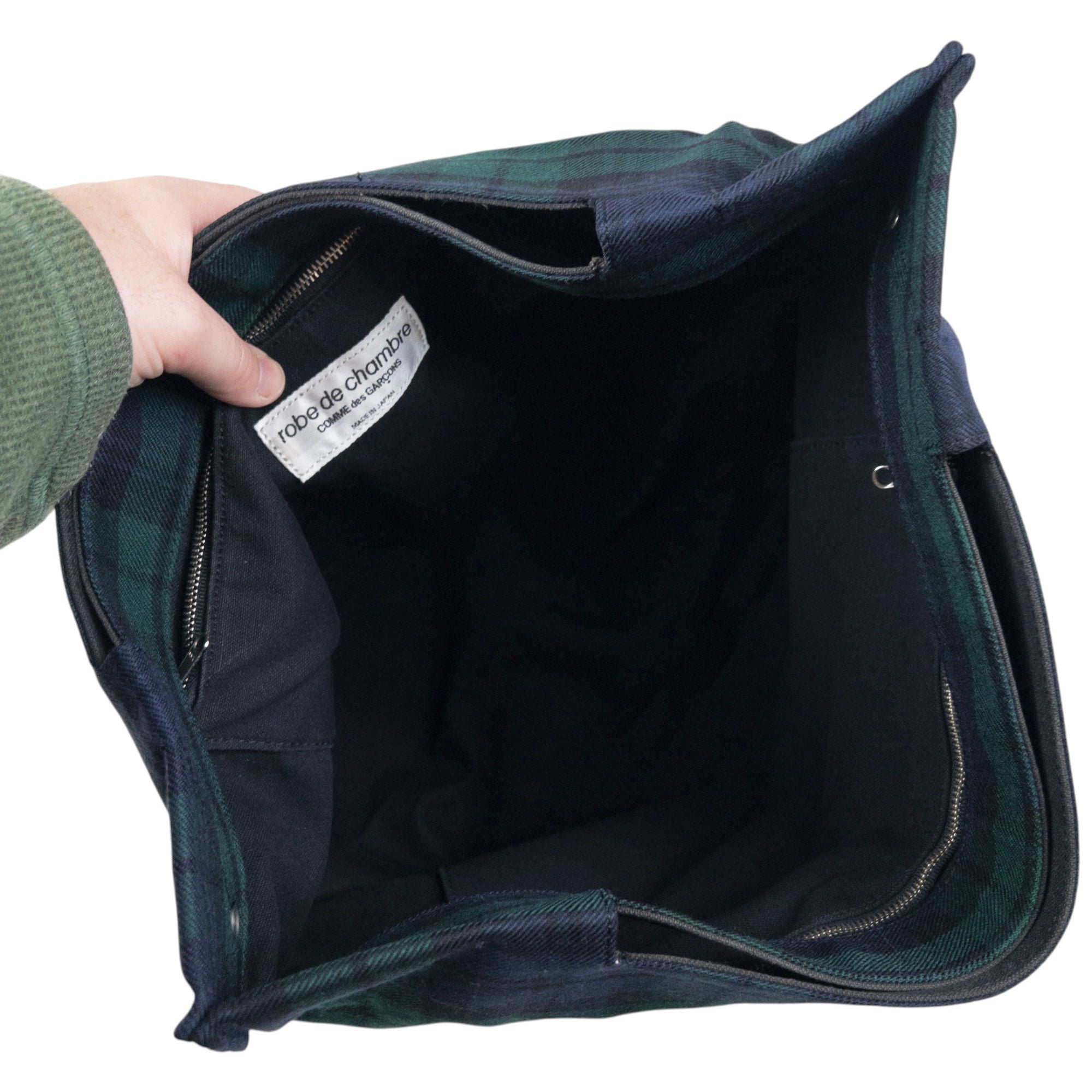 Vintage Comme Des Garçons Rob De Chambre Tartan Shoulder Bag