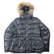 Vintage 2000s Burberry Blue Label Fur Hood Puffer Jacket Womens Size M