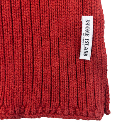 Vintage 2000s Stone Island Ribbed Knit Scarf