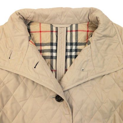 Vintage 2000s Burberry Nova Check Lined Quilted Jacket Womens Size L