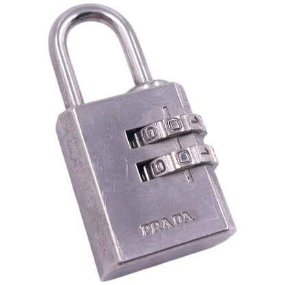 Vintage 2000s Prada Silver Combination Padlock