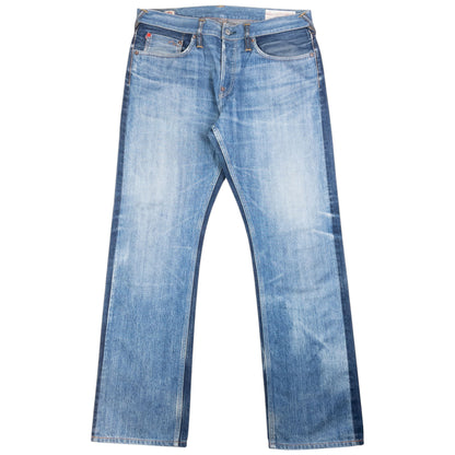 Vintage Evisu Double Gull Contrast Japanese Denim Jeans Size W36