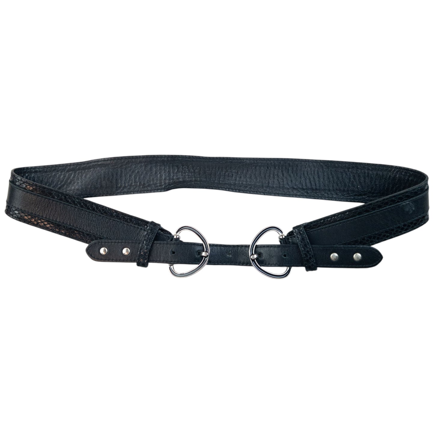 Vintage 2000s Dolce & Gabbana Leather Snakeskin Belt Size L