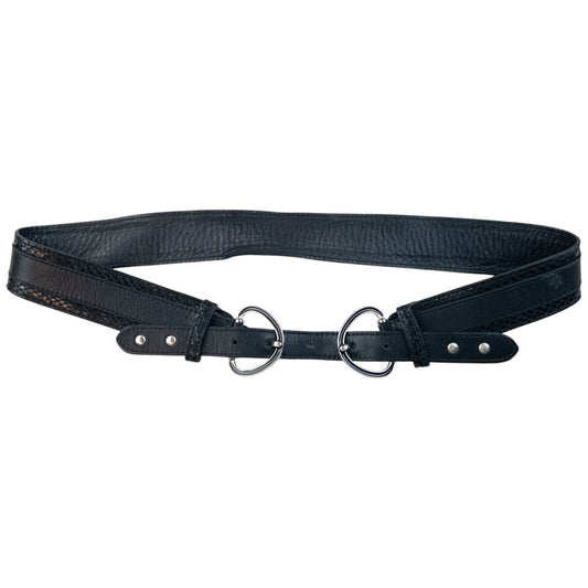 Vintage 2000s Dolce & Gabbana Leather Snakeskin Belt Size L