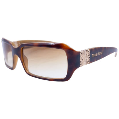 Vintage 2000s Miu Miu Tortoise Shell Sunglasses