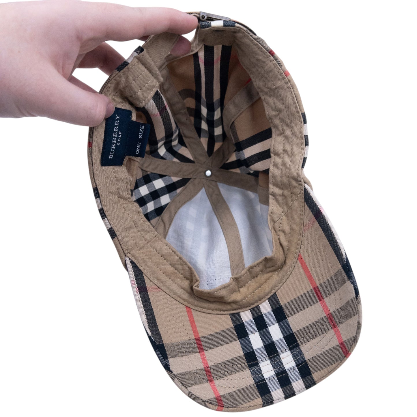 Vintage 2000s Burberry Nova Check Hat