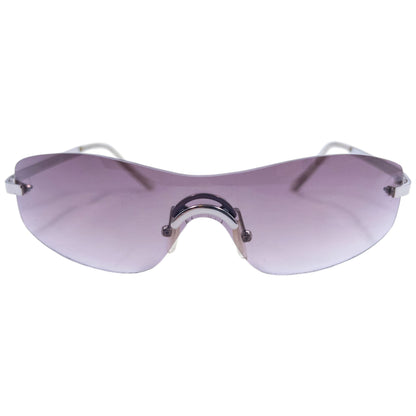 Vintage 2000s Burberry Nova Check Rimless Sunglasses