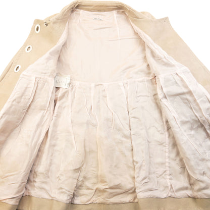Vintage 2010 Miu Miu Leather Trench Jacket Womens Size S