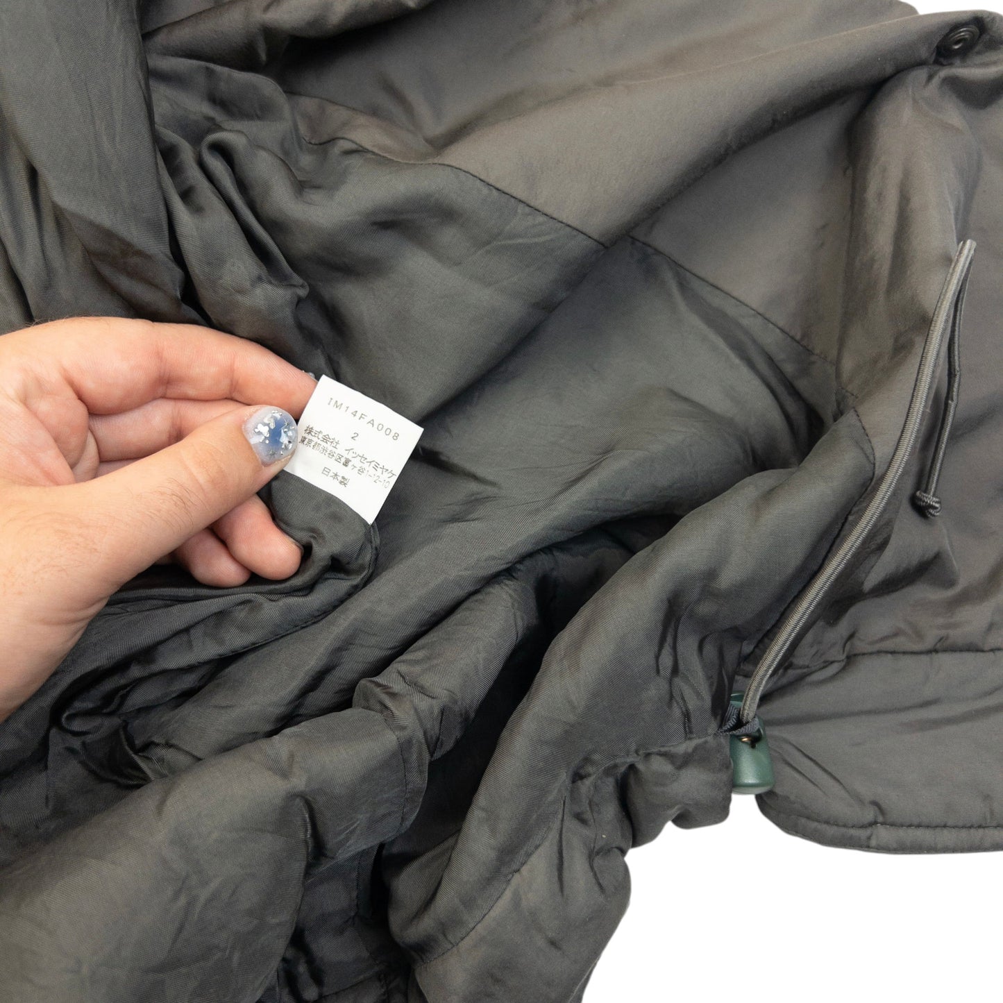 Vintage 90s Issey Miyake Longline Padded Jacket Size L
