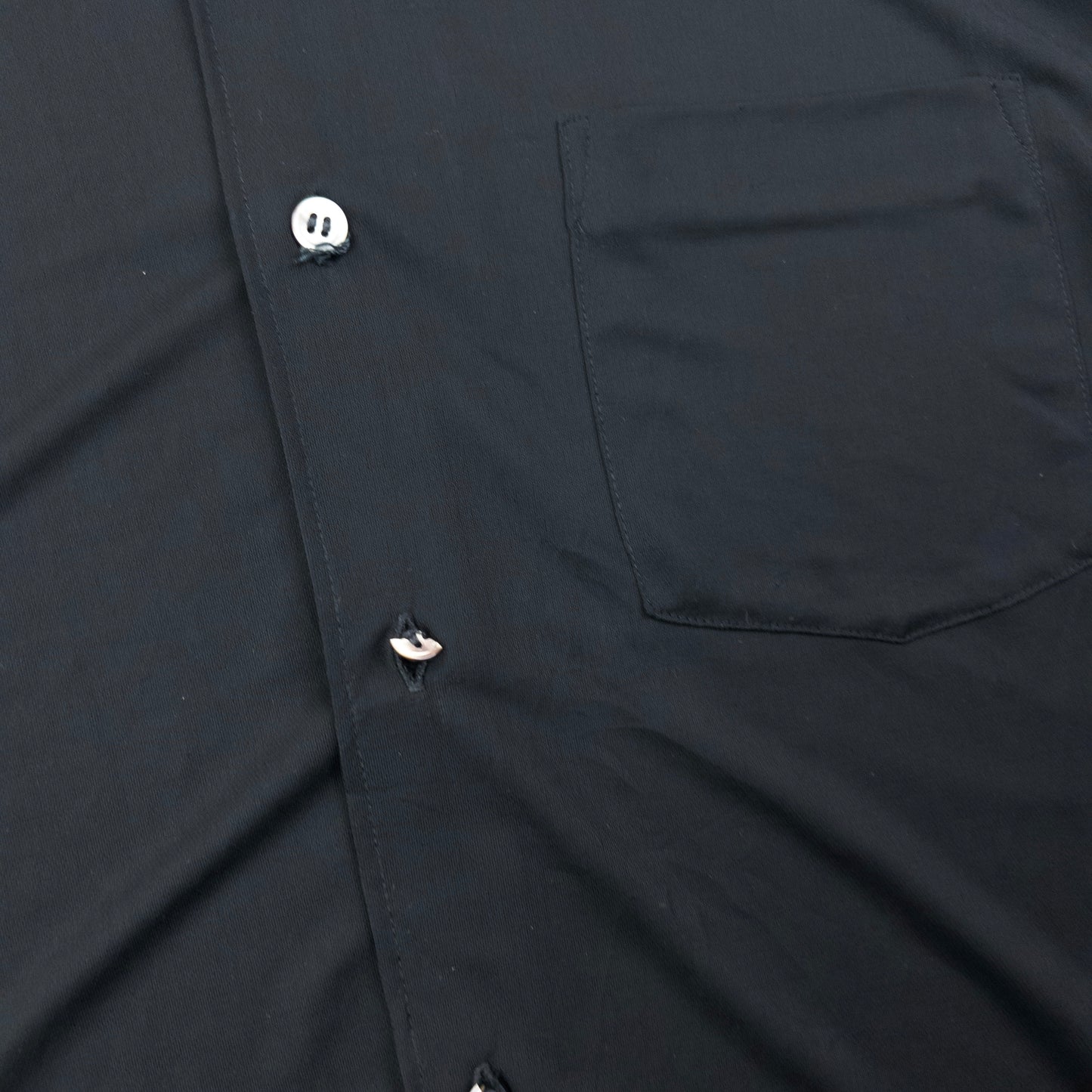 Vintage 90s Comme Des Garçons Sheer Long Sleeve Button Up Shirt Size S