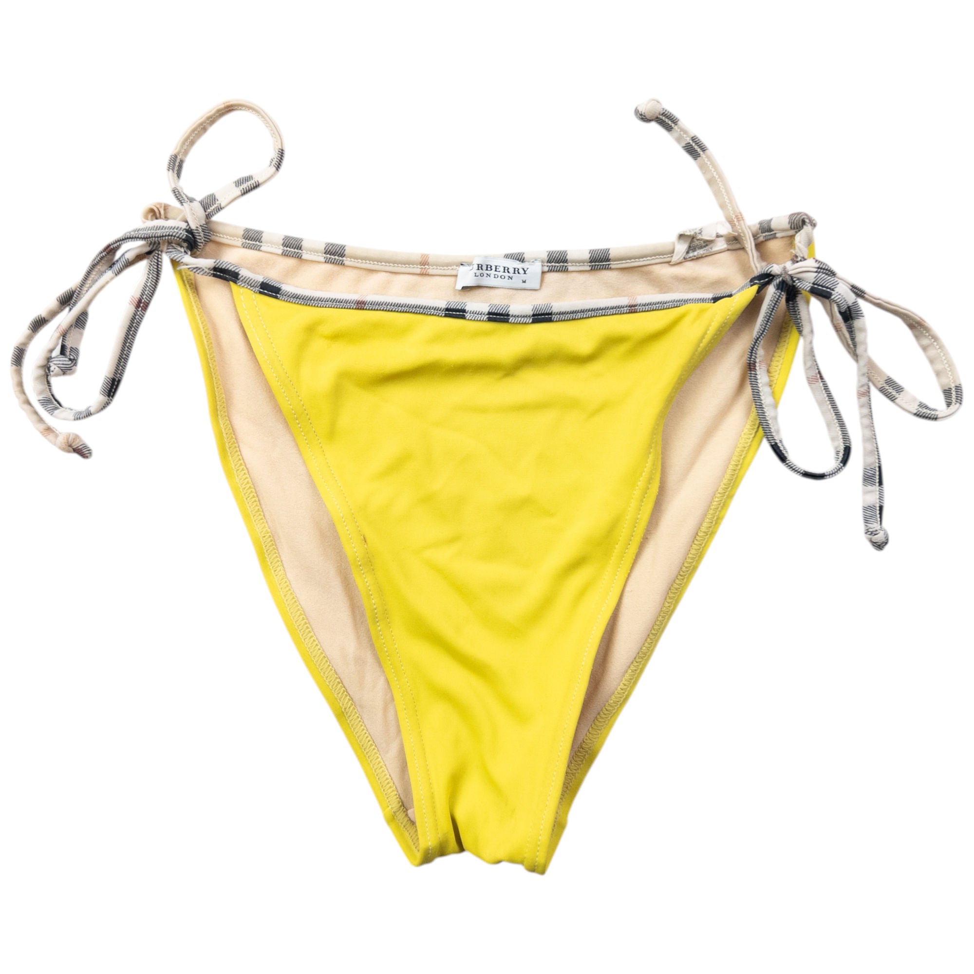 Vintage 2000s Burberry Nova Check Bikini Set Womens Size M