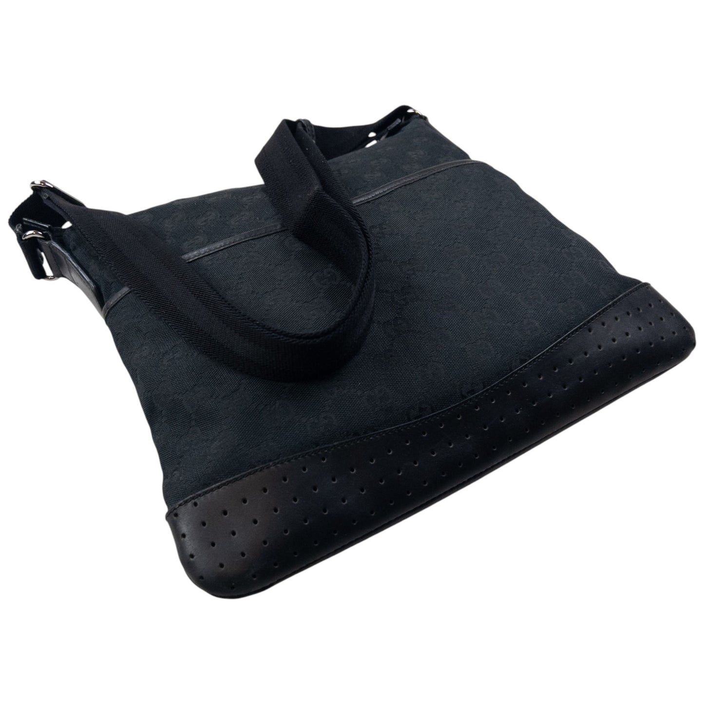 Vintage Gucci Monogram Crossbody Bag