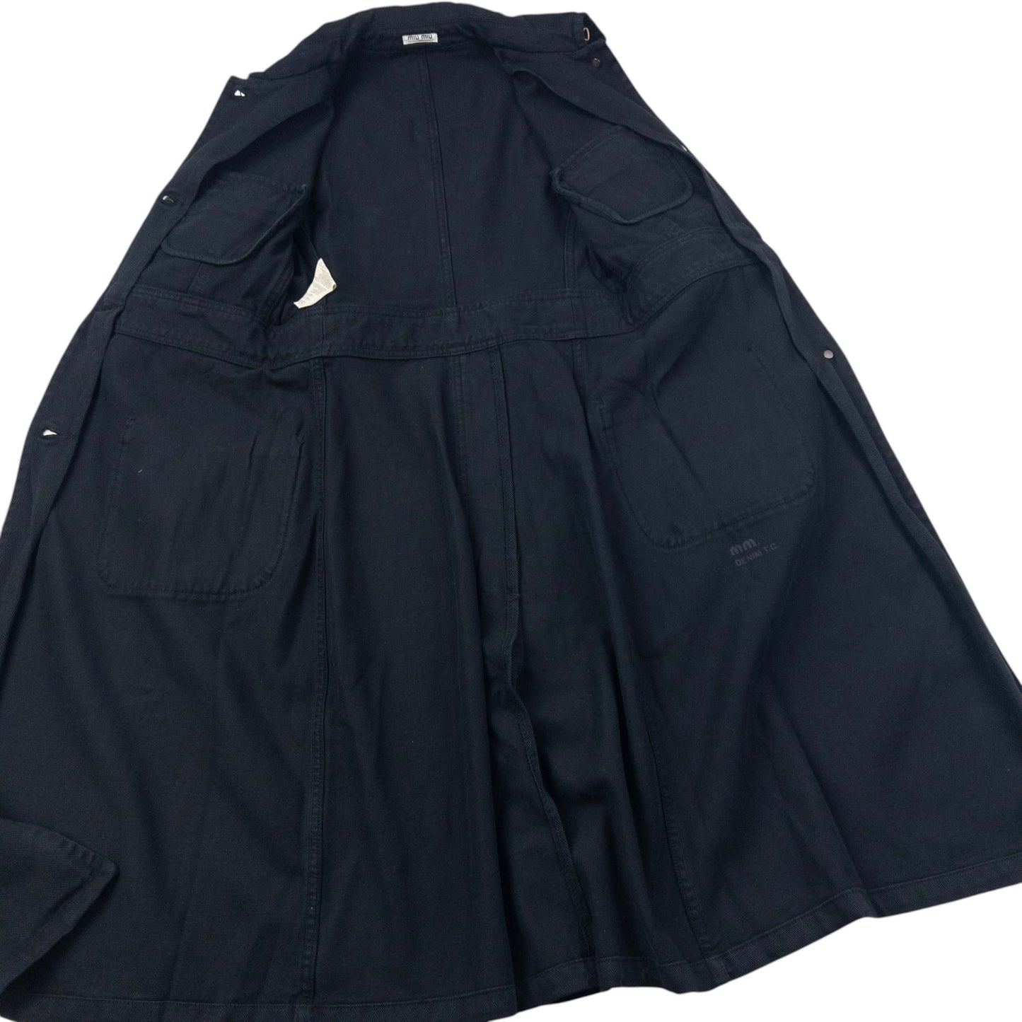 Vintage 2000s Miu Miu Button Up Longline Jacket Womens Size S