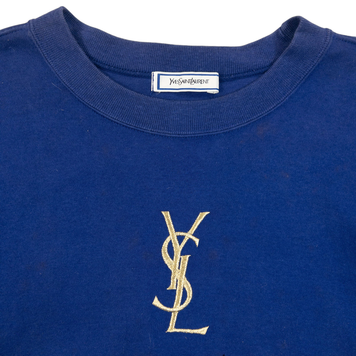 Vintage 80s YSL Yves Saint Laurent Colour Block Sweatshirt Womens Size S
