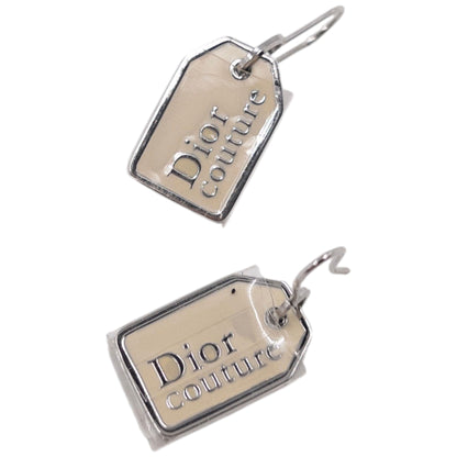 Vintage 2000s Dior By John Galliano Tag Earrings