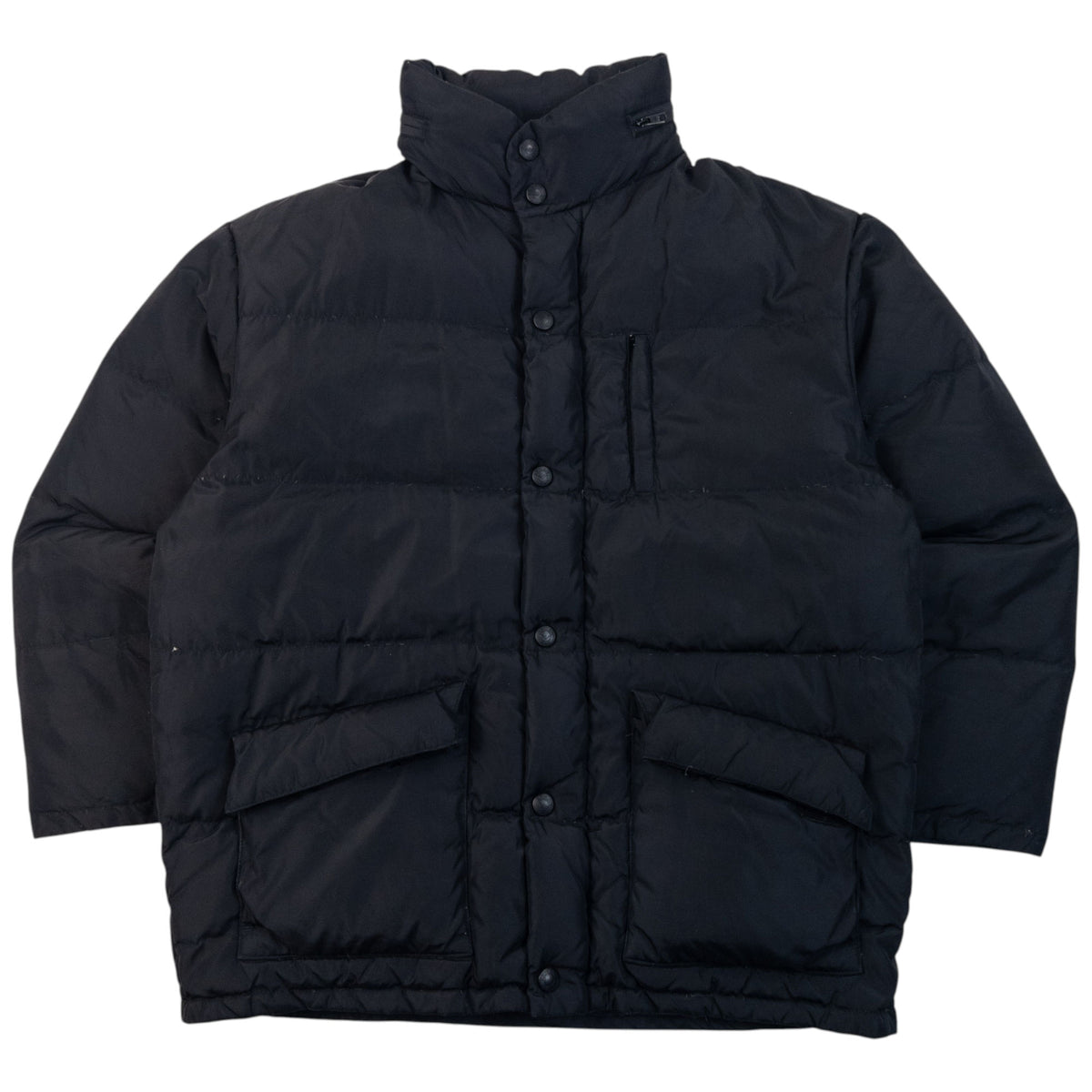 Vintage 90s Armani Jeans Zip Up Puffer Jacket Womens Size S