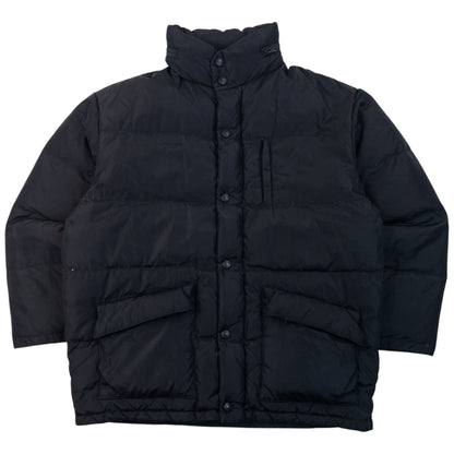 Vintage 90s Armani Jeans Zip Up Puffer Jacket Womens Size S