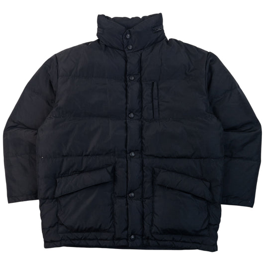 Vintage 90s Armani Jeans Zip Up Puffer Jacket Womens Size S