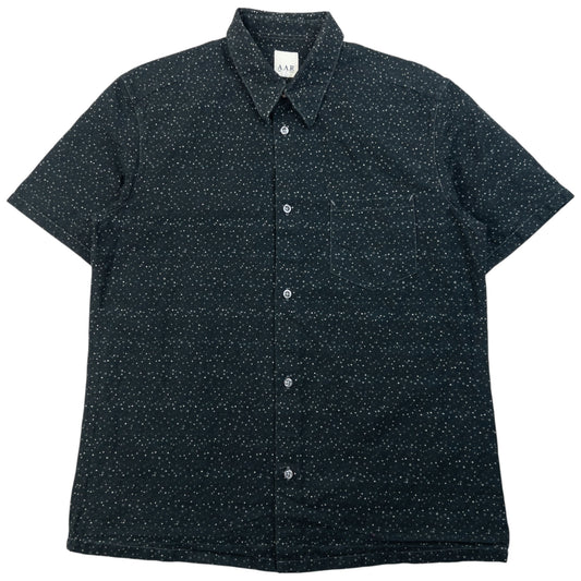 Vintage 2000s Yohji Yamamoto A.A.R Short Sleeve Button Up Shirt Size M