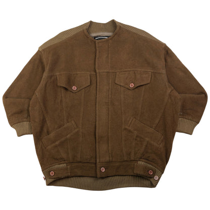 Vintage Mercibeaucoup By Issey Miyake Wool Bomber Jacket Size L