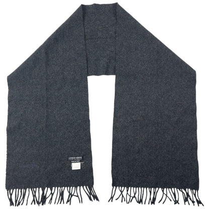 Vintage 80s Giorgio Armani Wool Tassel Scarf