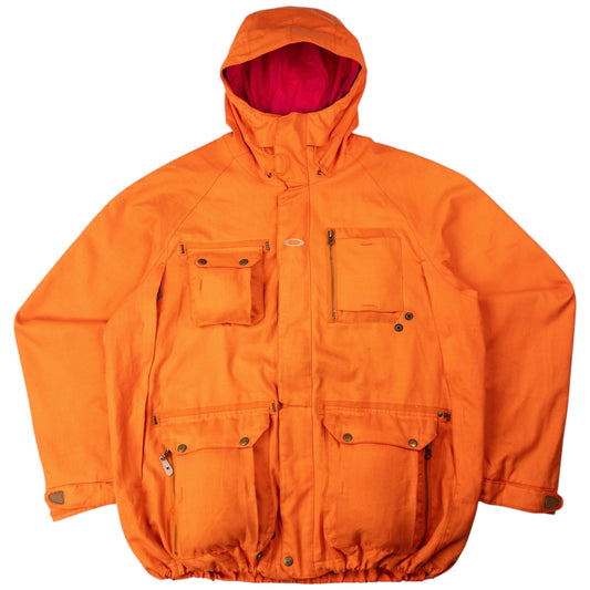 Vintage Oakley Zip Up Snowboarding Jacket Size xL
