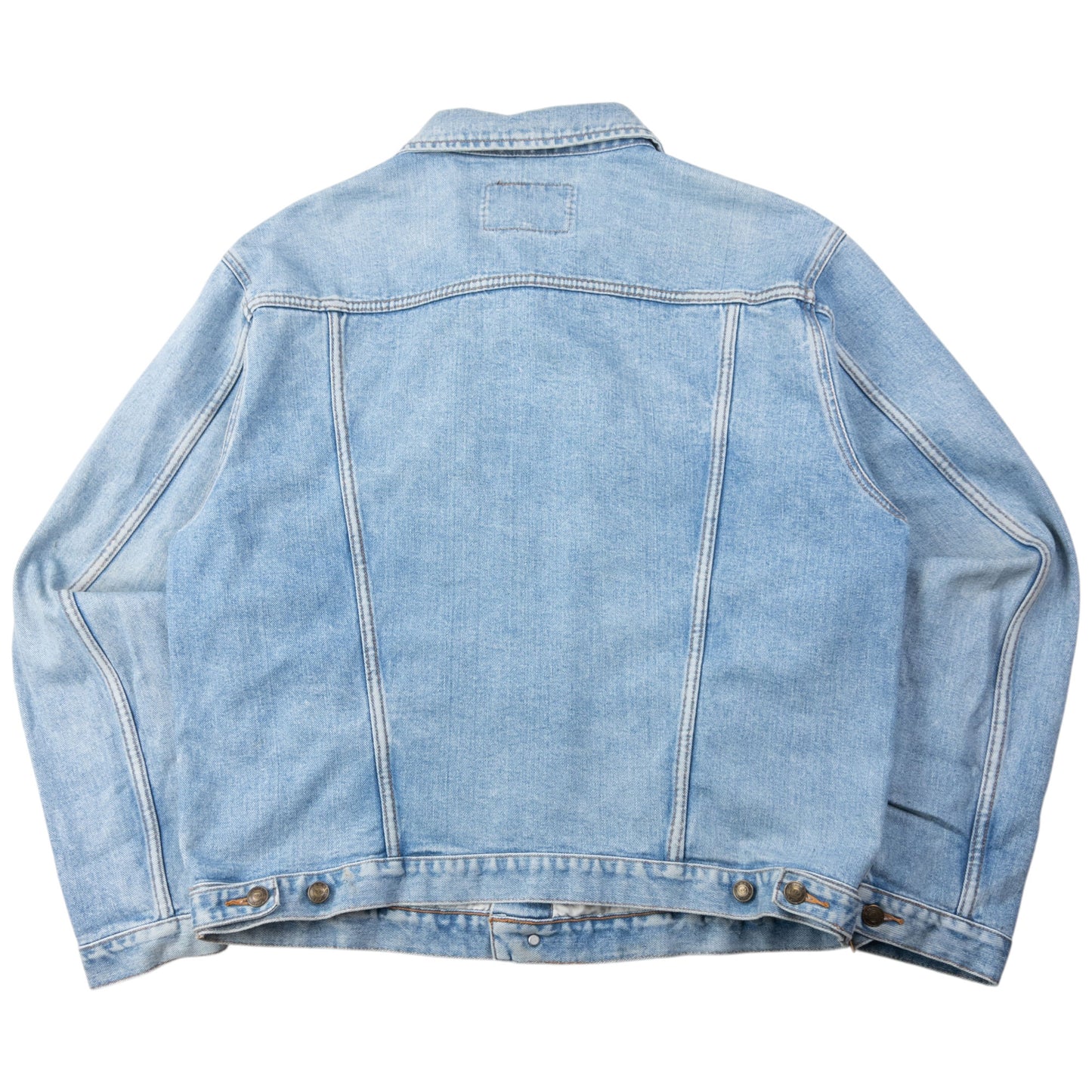 Vintage 90s Armani Jeans Button Up Denim Jacket Size L