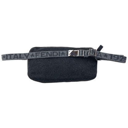 Vintage 2000s Fendi Wool Crossbody Bag