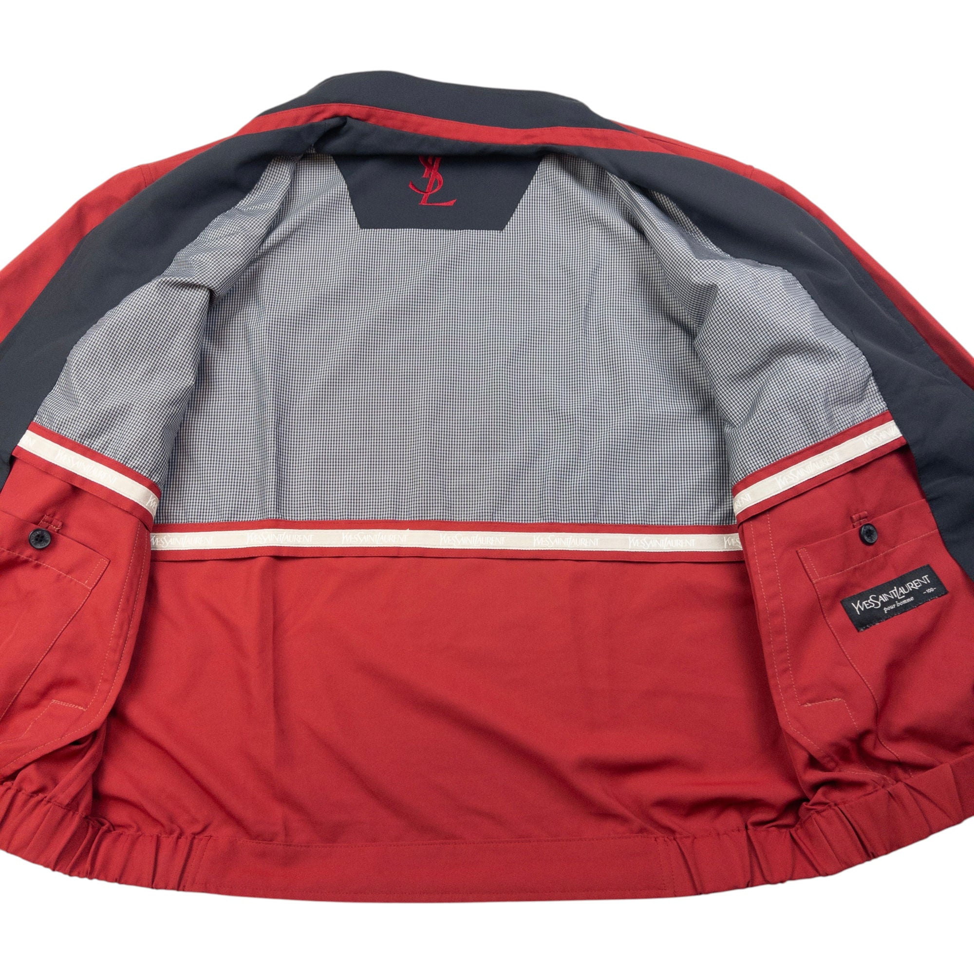 Vintage YSL Yves Saint Laurent Harrington Jacket Size M