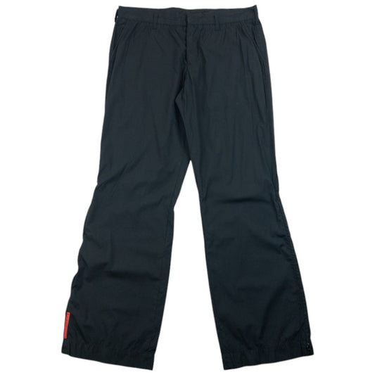 Vintage 2000s Prada Sport Zip Cuff Trousers Size W35
