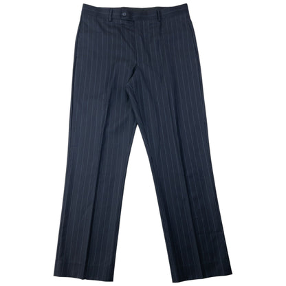 Vintage 90s YSL Yves Saint Laurent Striped Jacket & Trousers Suit Set Size XL