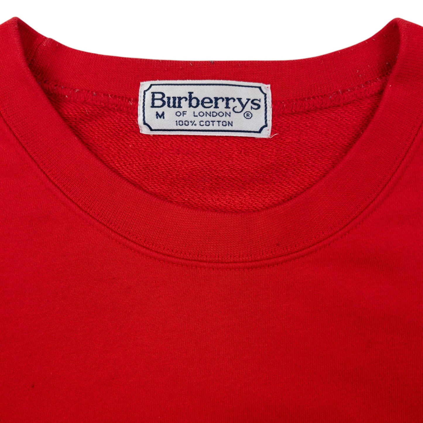 Vintage Burberry Crest Embroidered Sweatshirt Size M