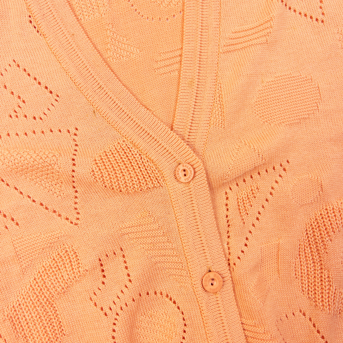 Vintage 90s Balenciaga Golf Button Up Sweater Vest Womens Size M